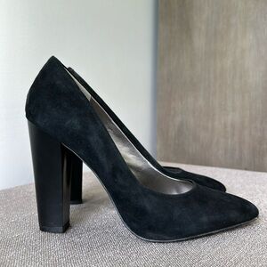 BCBGeneration Faux Suede Black Pumps. Size 8.5.